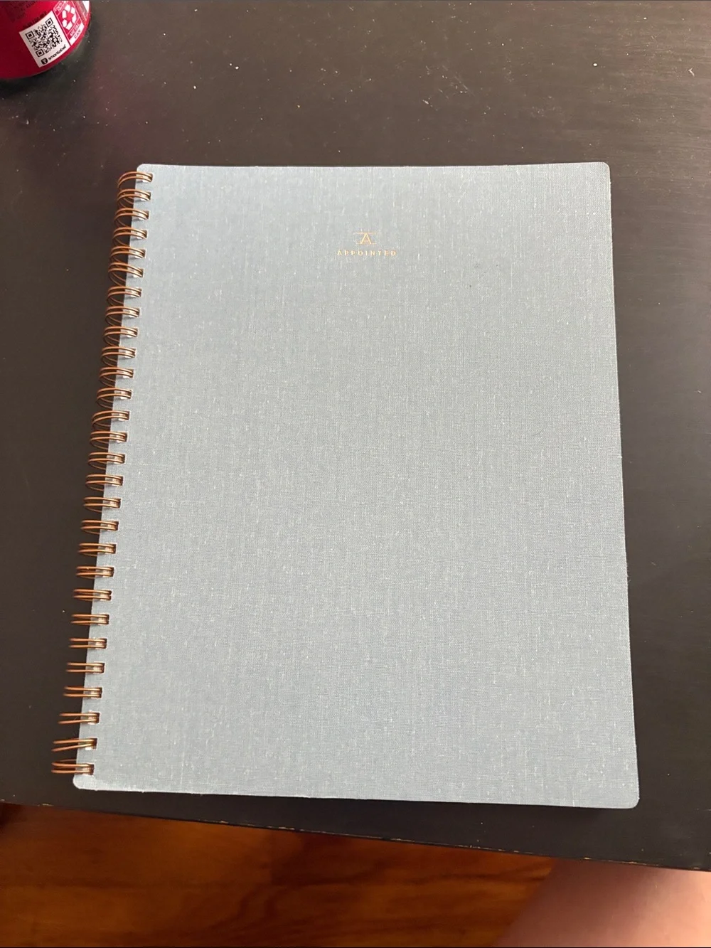 Light Blue Spiral Notebook - Home Office Journal